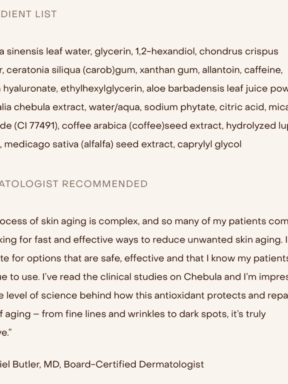 True Botanicals Chebula Multi-Corrective Eye Patches - 85ml - NWT - Picture 8 of 8